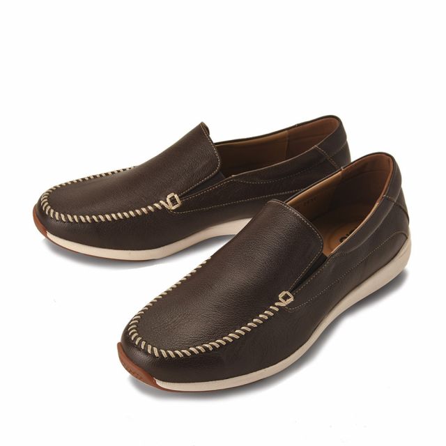 AGIO 아지오 Slip~on 4001 Dark Brown (남성화)