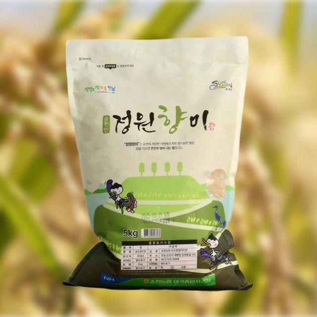 [순천농협] 26년산 정원향미 쌀5kg 10kg (골든퀸2호 상등급)