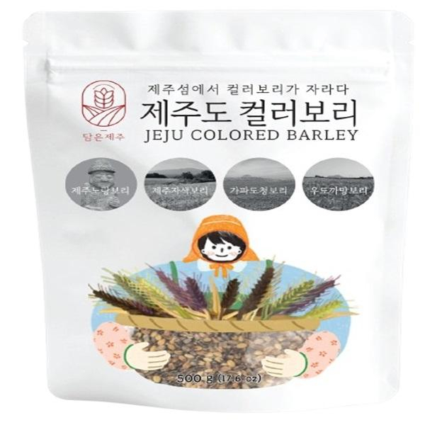 [25년 수확] 100% 제주도 컬러보리 500g*10봉