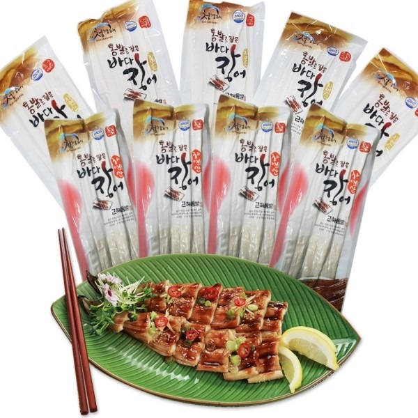 근해통발수협바다장어240g(3마리) 10팩+소스50gx10봉(매5,순5)