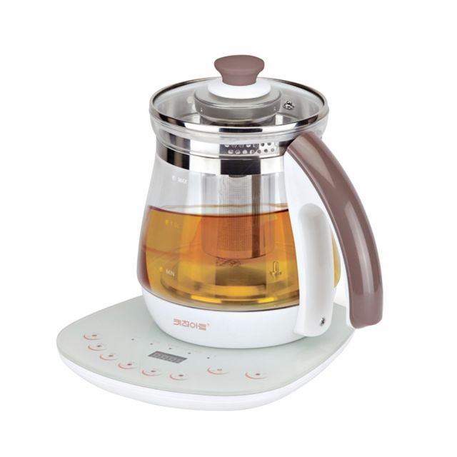 키친아트 아크바 티메이커 1.8L 브라운 티포트 주전자