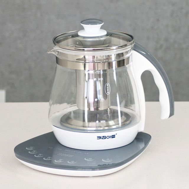 키친아트 아크바 티메이커 1.8L 그레이 티포트 주전자