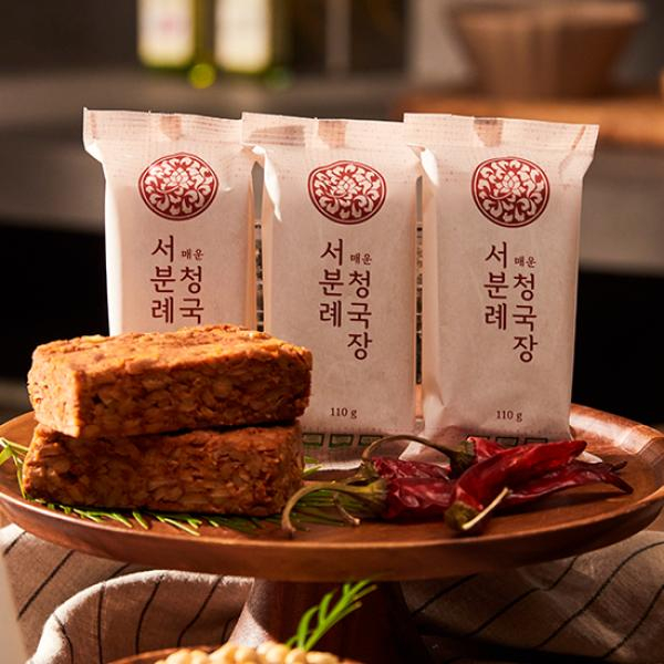 서분례 명인 서일농원 청국장 2종(매운12개+오리지날12개) 3