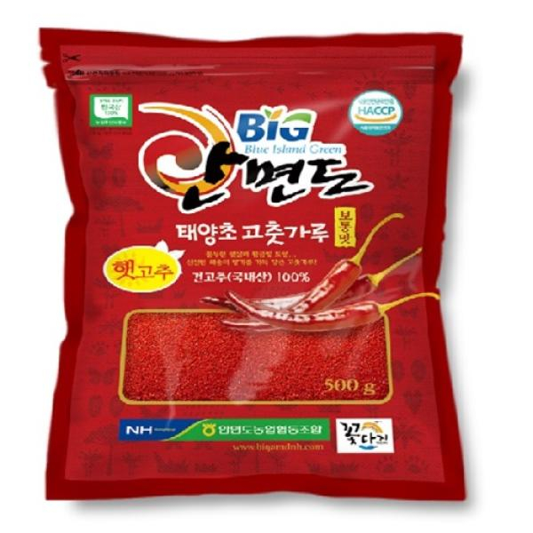 2026 안면도 태양초 고춧가루 500g x 8EA (총 4kg)+고추씨 300g x 2ea