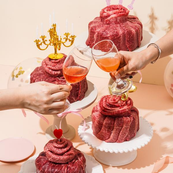 1++ No.9등급 한우 눈꽃 케이크 3