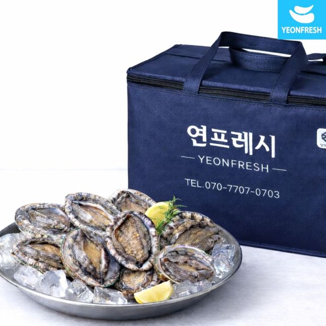 [선물포장] 완도활전복 2kg 9~10미 (미당100g내외) 총18~20미
