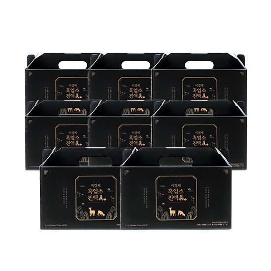농업회사법인주식회사새롬한방제약 [이경제] 이경제 흑염소 진액 眞 (70ml×30포)×8박스, 총 240포