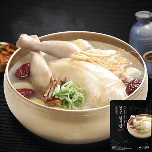 집밥장인 영양삼계탕 블랙 1kg X 10팩