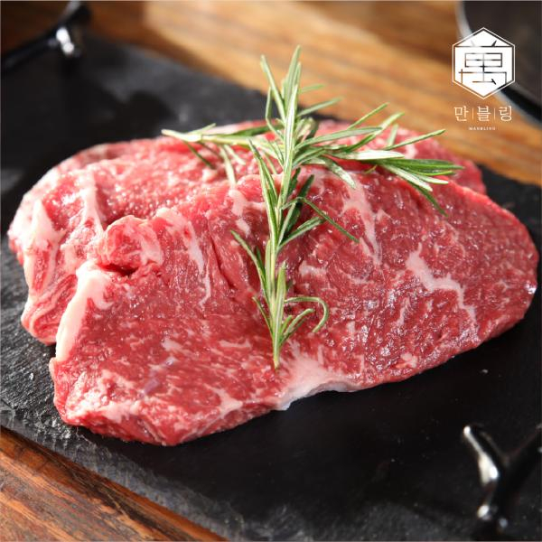 [만블링] 한우 채끝 스테이크 10팩 (1.5kg) 2