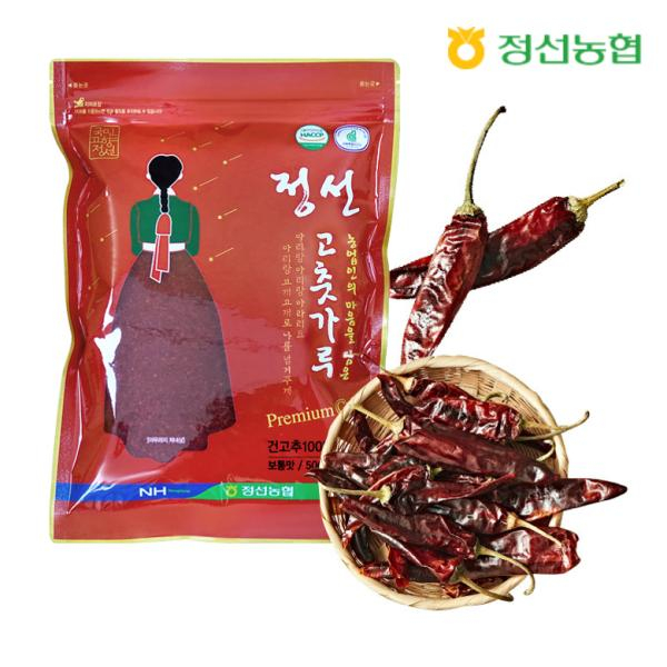 2026 햇 정선 고춧가루 500g*8봉 (4kg)
