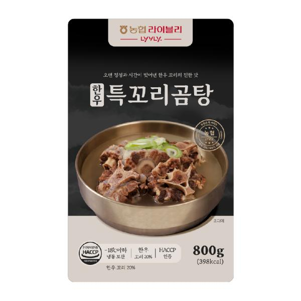 농협 라이블리 한우 특 꼬리곰탕 800g*6팩