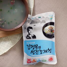 하동 60년 전통, 김정문의 섬진강 재첩국 300g x 11팩