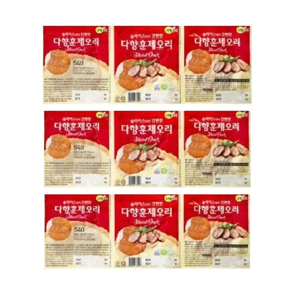 녹차먹여 키운 다향오리 훈제 슬라이스 540g [3개] - 에누리 가격비교