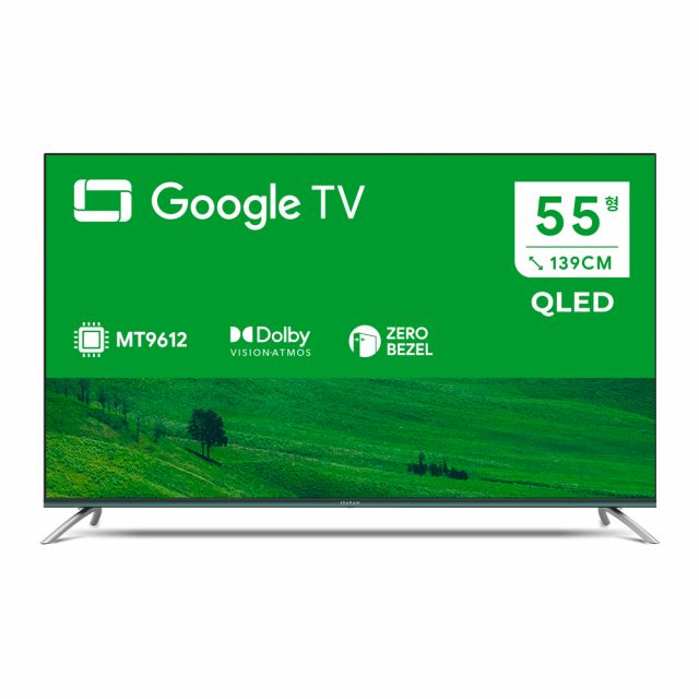 더함 55인치 퀀텀닷 구글 스마트TV UA551QLED[직접배송 자가설치]
