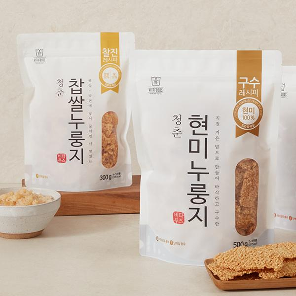 청춘 (현미+찹쌀)누룽지 세트 2.7kg