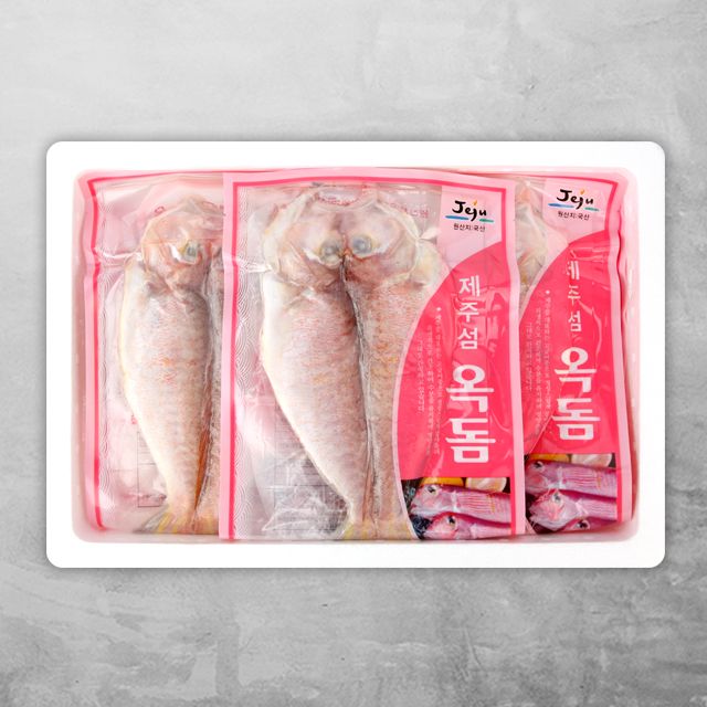 오초록 명품 제주 옥돔 4미 세트 1.56kg(왕특대, 390g*4미)