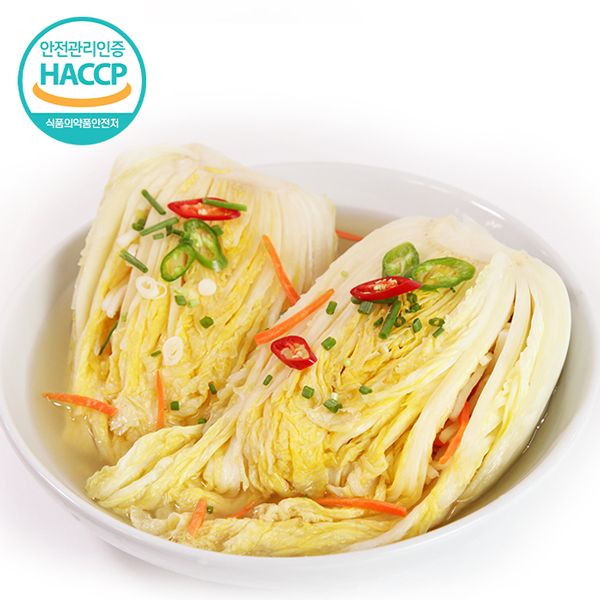 HACCP인증 전라도 국내산 백김치 10kg