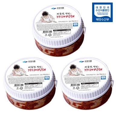 [해양수산부 지정명인] 이금선 명인의 가자미식해 350g x 3통