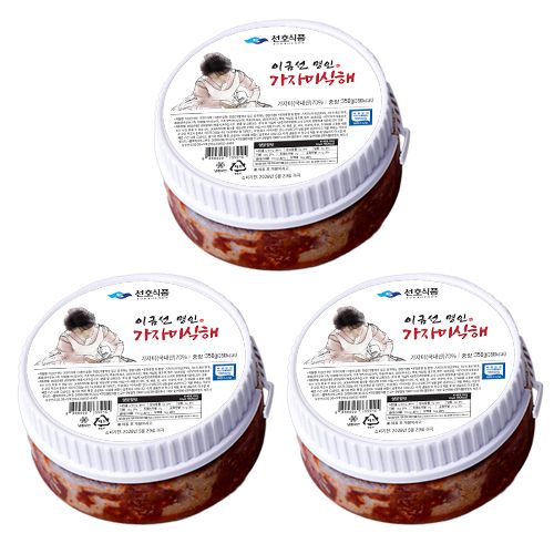[해양수산부 지정명인] 이금선 명인의 가자미식해 350g x 3통