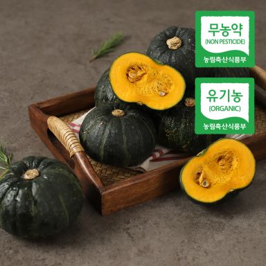 ★친환경★ [25년 햇!] 제주 미니 밤단호박 7kg