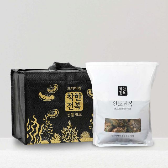 [착한전복]완도 활전복 명품 선물세트 1호(1.5kg/11-12미)/특대