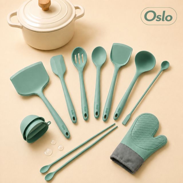 파격구성  오슬로 실리콘 조리도구 풀세트 (10종)