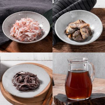풀 김정배명인김장젓갈세트1kgx6통(동백하젓2,멸치젓1,황석어젓1,제주멸치액젓2)