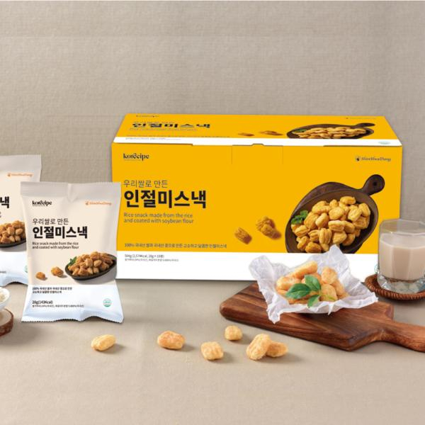 신화당제과 우리쌀로 만든 인절미스낵 504g (선물패키지)