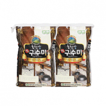 [방송당일도정] 햅쌀 햇찹쌀 홍천강 찰구수미쌀 10kg+10kg