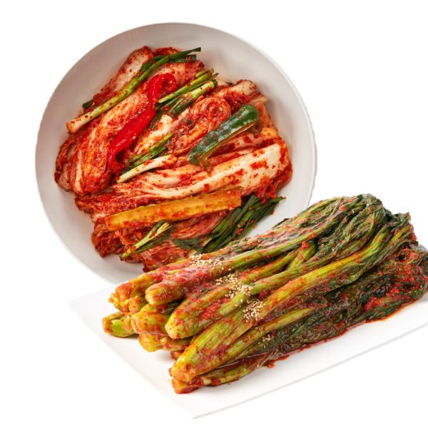 도미솔김치 특선겉절이2kg+갓김치2kg(2종,4kg)