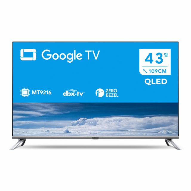 23년형 신제품 더함 43인치 QLED 구글 스마트 TV NA431QLED[택배 자가설치]