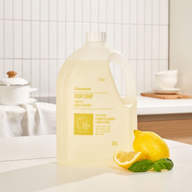 발효초 주방세제 2.5L x4개 레몬&바질향
