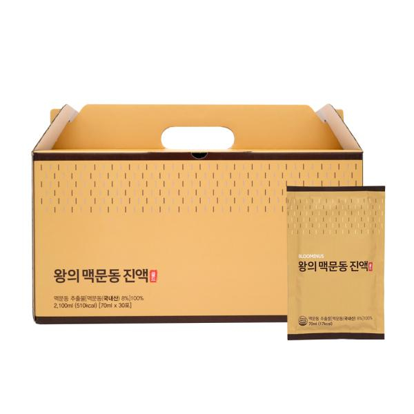 [원산지: 국내산 맥문동] 왕의 맥문동 진액 골드 (70ml×30포)×8박스, 총 240포