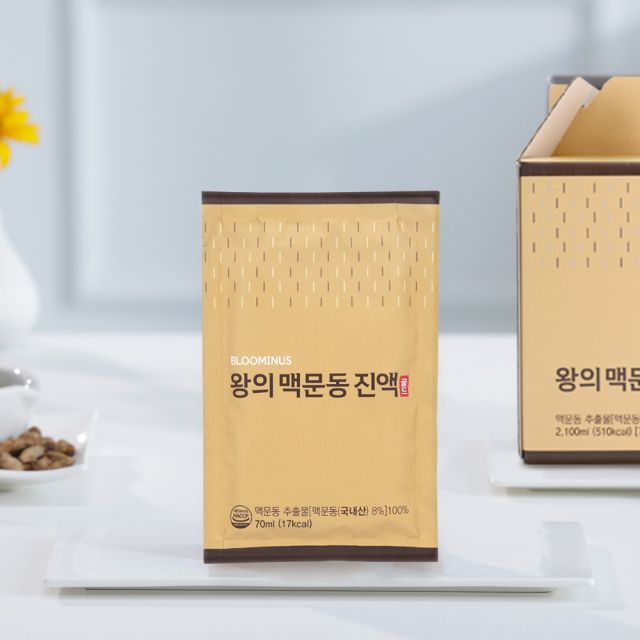 [원산지: 국내산 맥문동] 왕의 맥문동 진액 골드 (70ml×30포)×8박스, 총 240포 3
