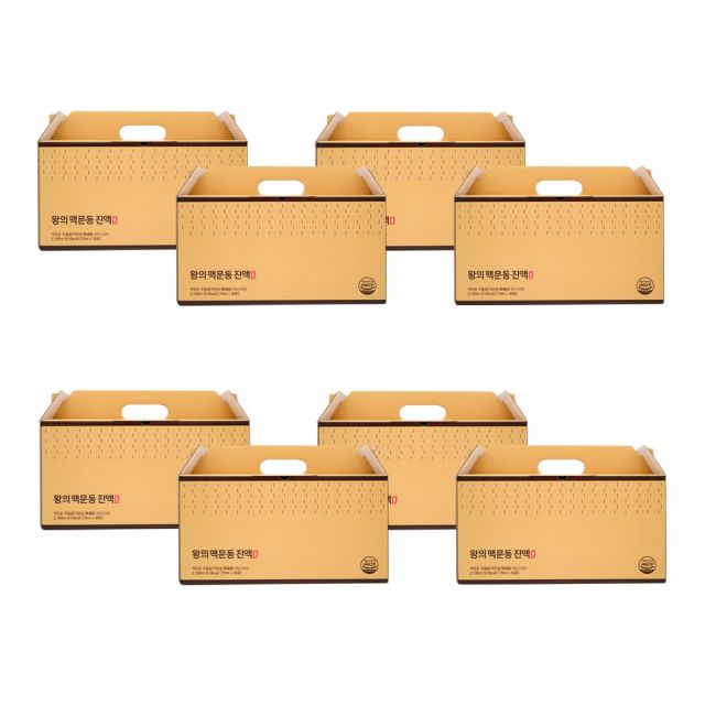 [원산지: 국내산 맥문동] 왕의 맥문동 진액 골드 (70ml×30포)×8박스, 총 240포