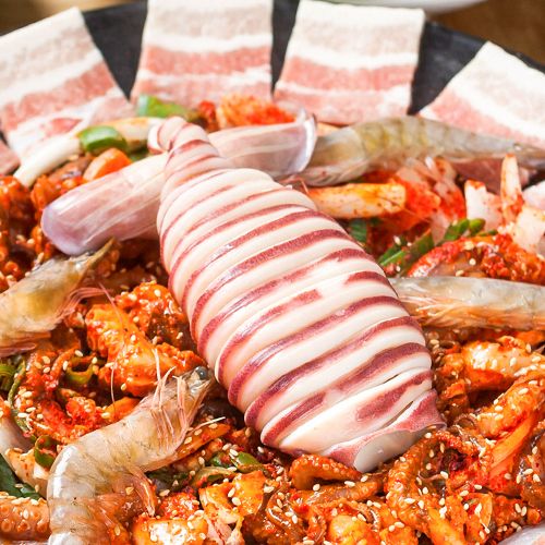 손질 통오징어 2미 x 4팩