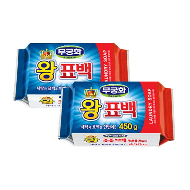 무궁화 왕표백비누 450g [2개] - 에누리 가격비교