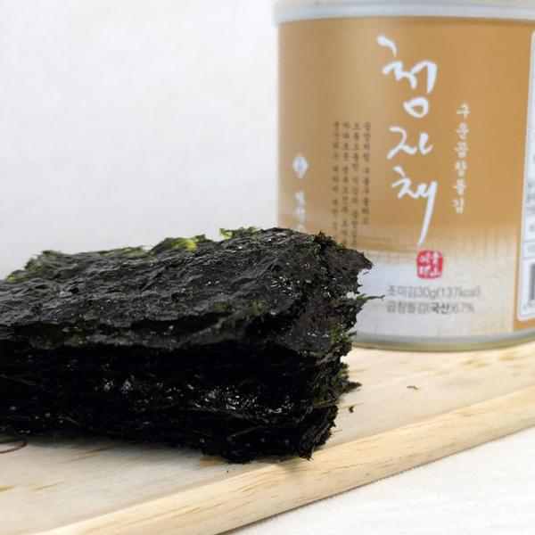 [청산에] 구운곱창돌김 30g×6캔 (선물포장) 3