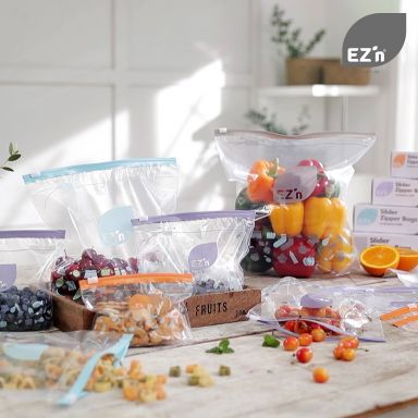 이지엔 슬라이더 지퍼백 총 154매(특대, 대형, 중형, 소형)