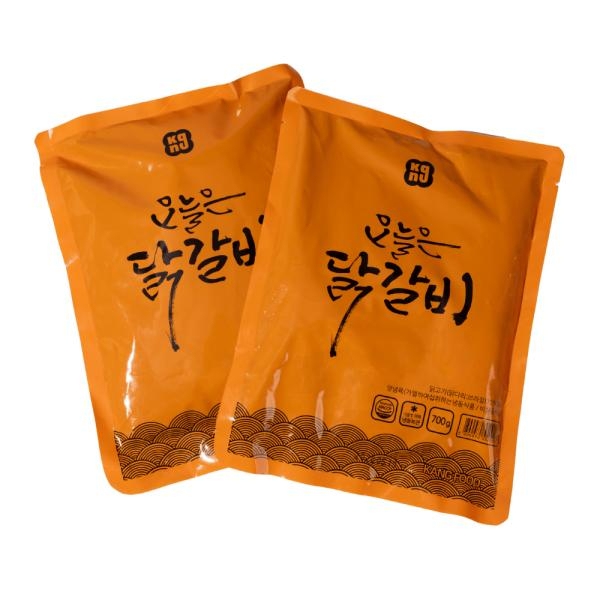 [700만팩 판매돌파 / 재구매 다수] 오늘은 닭갈비 3팩 x 700g 2