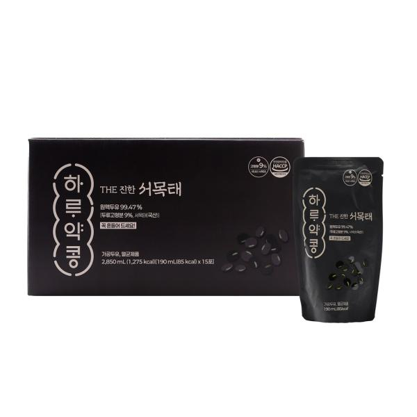 하루약콩 THE 진한 서목태(약콩) 두유 1박스 (15팩)