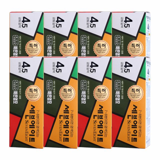 세븐에이트 새치 염색약 8개+염색도구 2개+트리트먼트 200ml 2개