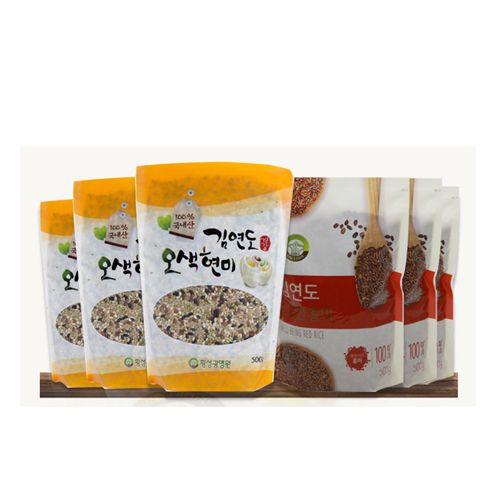 [24년수확] 김연도 오색현미16봉+홍미4봉
