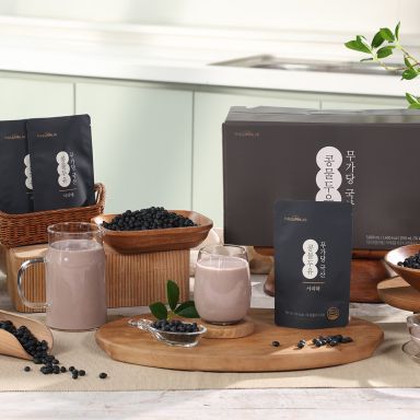 [한국인의 두유]무가당 국산 서리태 콩물두유 60팩(20팩*3박스)