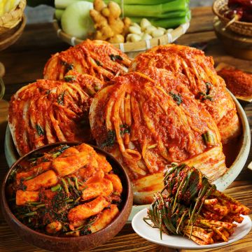 [총10.5k]해남 땅끝마을 포기김치7.5k+총각김치2kg+파김치1kg