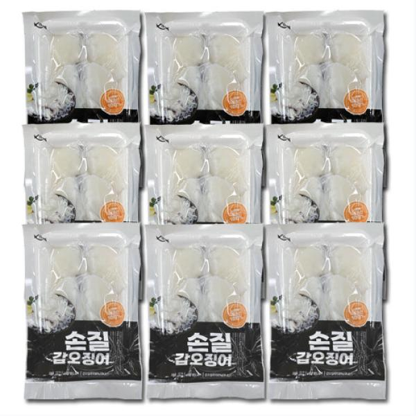 국내산 손질 갑오징어200g(1~3마리)×9팩