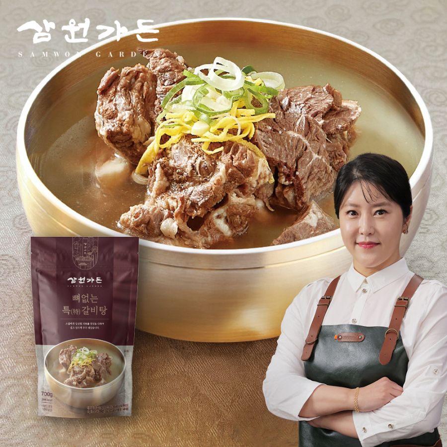 [삼원가든] 뼈없는 특 갈비탕 700g*10팩