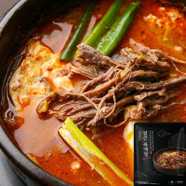 집밥장인 얼큰 육개장 블랙 500g X 10팩