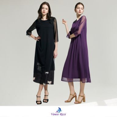 론칭가69,900원 [바네사리찌] 메시 원피스 2종세트