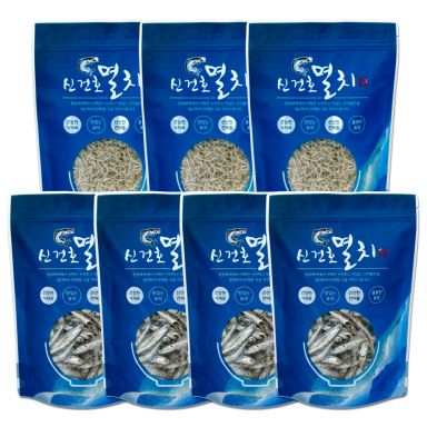 신건호 멸치세트 볶음용(세멸치) 150g&times;3봉 + 조림용(소멸치) 150g&times;4봉